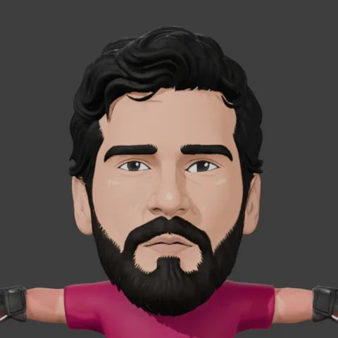 Retrato de Barba B, arquero