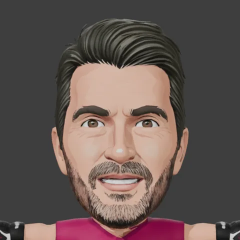 Retrato de Gigi, arquero